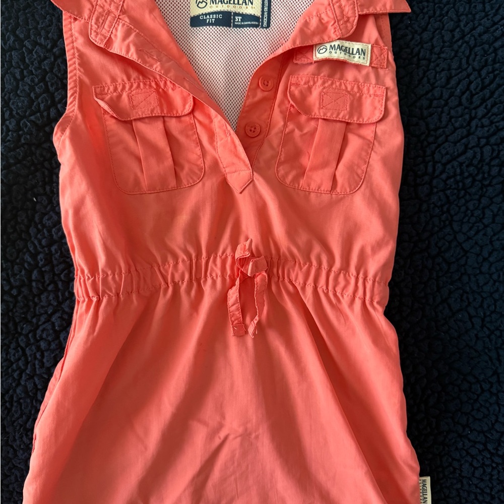 Magellan Outdoors Coral Button-Up Shirt